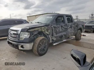 2014 Ford F-150 XL with VIN 1FTFW1ET3EKE64106, listed as a Copart auction lot 54789065 with 126,386 mi miles and Salvage title. Bid and sale history available at DreamBid. Image 1.