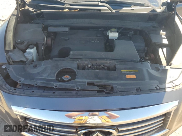 2013 Infiniti JX35 with VIN 5N1AL0MNXDC321819, listed as a Copart auction lot 74062434 with 125,483 mi miles and Salvage Title. Bid and sale history available at carsss.com. Image 13.