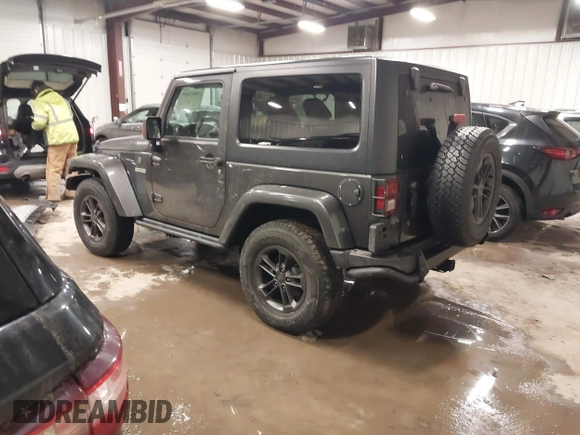 2018 Jeep Wrangler Sport S with VIN 1C4AJWAG2JL836246, listed as a IAAI auction lot 41661489 with 87,443 mi miles and . Bid and sale history available at DreamBid. Image 3.