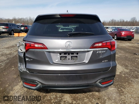 2018 Acura RDX Technology z VIN 5J8TB4H55JL027498, wystawiony jako Copart lot #45851735 z przebiegiem 71 037 mil mil oraz Szkoda całkowita • Salvage title. Historia ofert i sprzedaży dostępna na DreamBid. Obrazek 6.
