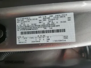 2021 Ford F-150 XL z VIN 1FTFW1E50MFA23431, wystawiony jako Copart lot #51638895 z przebiegiem 51 473 mil mil oraz Szkoda całkowita • Salvage title. Historia ofert i sprzedaży dostępna na DreamBid. Obrazek 12.