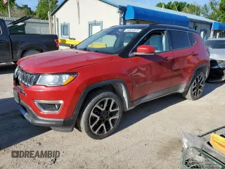2018 Jeep Compass Limited с VIN 3C4NJDCB0JT144305, выставлен на аукционе Copart как лот 54834825 с пробегом 202 781 миль миль и Списание • Salvage title. История ставок и продаж доступна на DreamBid. Изображение 1.