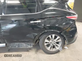 2018 Nissan Murano SL with VIN 5N1AZ2MH7JN132341, listed as a IAAI auction lot 41838334 with 79,516 mi miles. Bid and sale history available at carsss.com. Image 6.