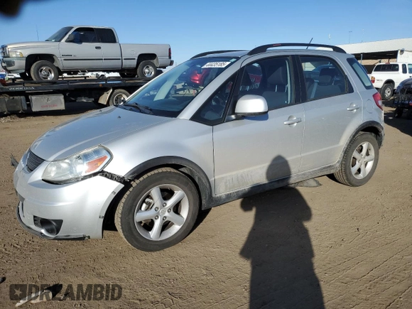 2009 Suzuki SX4 with VIN JS2YB413895103329, listed as a Copart auction lot 44435185 with 77,923 mi miles and Salvage Title. Bid and sale history available at carsss.com. Image 1.