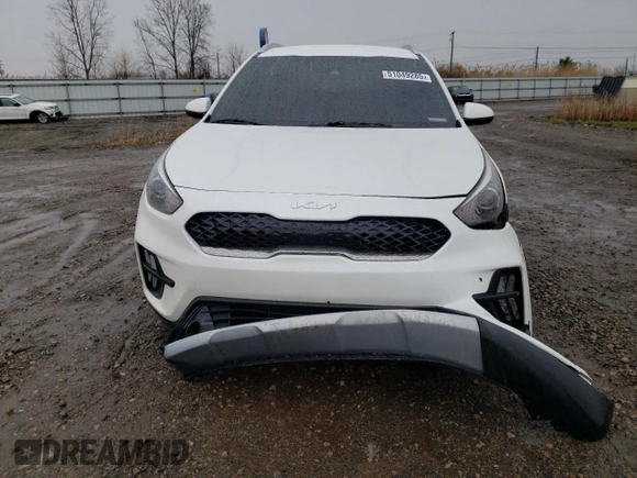 2022 Kia Niro LXS with VIN KNDCB3LC9N5509853, listed as a Copart auction lot 51049285 with 65,928 mi miles and Salvage Title. Bid and sale history available at carsss.com. Image 5.