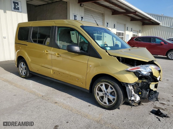 2016 Ford Transit Connect Wagon XLT with VIN NM0GE9F74G1284162, listed as a Copart auction lot 72237064 with NaN miles and Non Repairable. Bid and sale history available at carsss.com. Image 4.