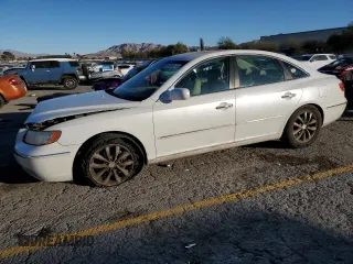 2007 Hyundai Azera SE with VIN KMHFC46F77A238884, listed as a Copart auction lot 88598615 with 153,755 mi miles and Salvage Title. Bid and sale history available at carsss.com. Image 1.