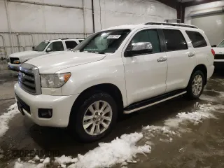2014 Toyota Sequoia Platinum with VIN 5TDDW5G16ES102497, listed as a Copart auction lot 83867114 with 201,315 mi miles and Salvage Title. Bid and sale history available at carsss.com. Image 1.