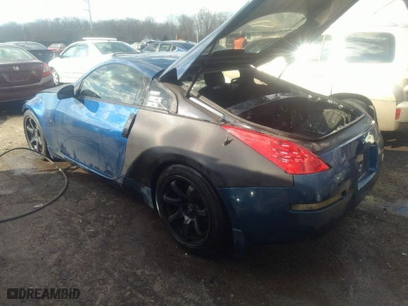 2007 Nissan 350Z Enthusiast with VIN JN1BZ34D17M500350, listed as a IAAI auction lot 35804485 with NaN miles. Bid and sale history available at carsss.com. Image 3.