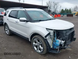 2015 Ford Explorer Limited with VIN 1FM5K7F85FGC60203, listed as a IAAI auction lot 41910664 with 111,100 mi miles and . Bid and sale history available at carsss.com. Image 1.