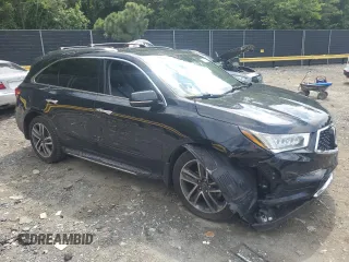 2018 Acura MDX w/Advance/Entertainment Pkg with VIN 5J8YD4H94JL001509, listed as a Copart auction lot 63610564 with 97,326 mi miles and Salvage Title. Bid and sale history available at carsss.com. Image 4.