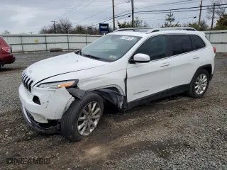 2016 Jeep Cherokee Limited with VIN 1C4PJMDS3GW132871, listed as a Copart auction lot 51625075 with 71,045 mi miles and Salvage Title. Bid and sale history available at carsss.com. Image 1.