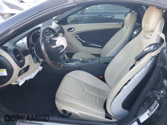 2008 Mercedes-Benz SLK-Class 3.0L with VIN WDBWK54F28F177236, listed as a Copart auction lot 83046644 with 43,355 mi miles and Salvage Title. Bid and sale history available at carsss.com. Image 7.