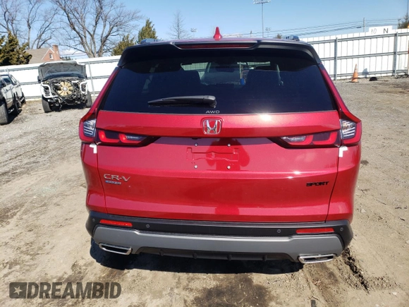 2025 Honda CR-V Sport-L with VIN 5J6RS6H8XSL023702, listed as a Copart auction lot 46488835 with Not Provided miles and Salvage Title. Bid and sale history available at DreamBid. Image 6.