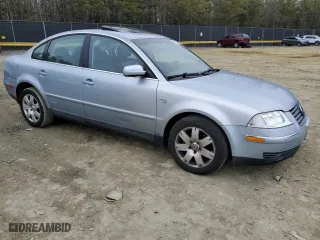 2003 Volkswagen Passat GLX with VIN WVWRH63B03P438156, listed as a Copart auction lot 44867355 with 227,762 mi miles and Salvage Title. Bid and sale history available at carsss.com. Image 4.