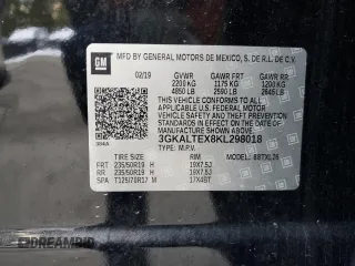 2019 GMC Terrain SLE with VIN 3GKALTEX8KL298018, listed as a Copart auction lot 41871205 with 76,169 mi miles and Salvage Title. Bid and sale history available at carsss.com. Image 15.