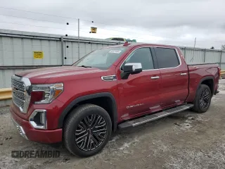 2020 GMC Sierra 1500 Denali with VIN 1GTU9FED3LZ329586, listed as a Copart auction lot 85521004 with 56,040 mi miles and Salvage Title. Bid and sale history available at DreamBid. Image 1.