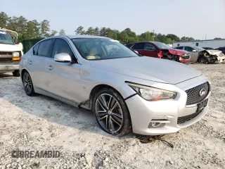 2015 Infiniti Q50 Premium с VIN JN1BV7AP6FM340613, выставлен на аукционе Copart как лот 59041625 с пробегом 192 451 миль миль и Списание • Salvage title. История ставок и продаж доступна на DreamBid. Изображение 4.