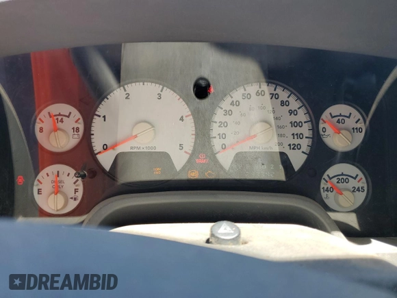 2006 Dodge 3500 SLT with VIN 3D7MX48CX6G279261, listed as a Copart auction lot 58109754 with 243,342 mi miles and Non repairable. Bid and sale history available at DreamBid. Image 9.
