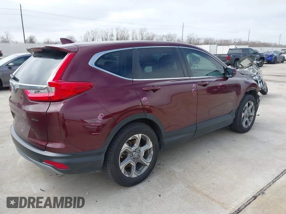 2019 Honda CR-V EX-L with VIN 7FARW1H86KE034488, listed as a IAAI auction lot 41648343 with 48,832 mi miles. Bid and sale history available at carsss.com. Image 4.