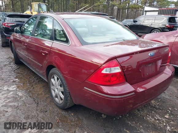 2005 Ford Five Hundred Limited with VIN 1FAFP25155G129701, listed as a IAAI auction lot 41402097 with 86,264 mi miles. Bid and sale history available at carsss.com. Image 3.