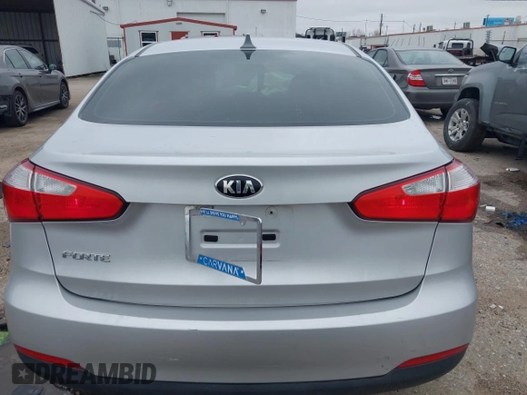 2016 Kia Forte LX with VIN KNAFK4A60G5446108, listed as a IAAI auction lot 41604040 with 57,754 mi miles. Bid and sale history available at carsss.com. Image 16.