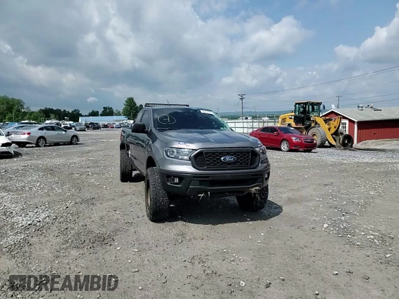2021 Ford Ranger XL with VIN 1FTER1FH3MLD22019, listed as a Copart auction lot 60024705 with 64,791 mi miles and Salvage title. Bid and sale history available at DreamBid. Image 14.