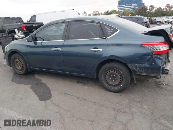 2014 Nissan Sentra S with VIN 3N1AB7AP6EY268974, listed as a IAAI auction lot 42159041 with 130,588 mi miles and . Bid and sale history available at DreamBid. Image 14.