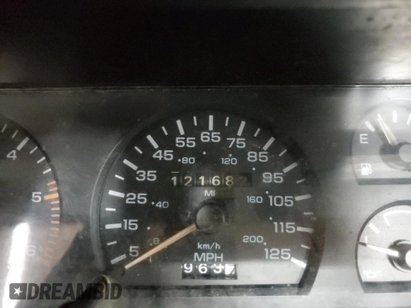 1990 Dodge Dakota with VIN 1B7GG26X9LS666745, listed as a Copart auction lot 44703175 with 121,682 mi miles and Salvage Title. Bid and sale history available at carsss.com. Image 9.