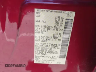 2015 Nissan Frontier SV z VIN 1N6AD0ER3FN721213, wystawiony jako IAAI lot #41982229 z przebiegiem 139 099 mil mil oraz . Historia ofert i sprzedaży dostępna na DreamBid. Obrazek 9.