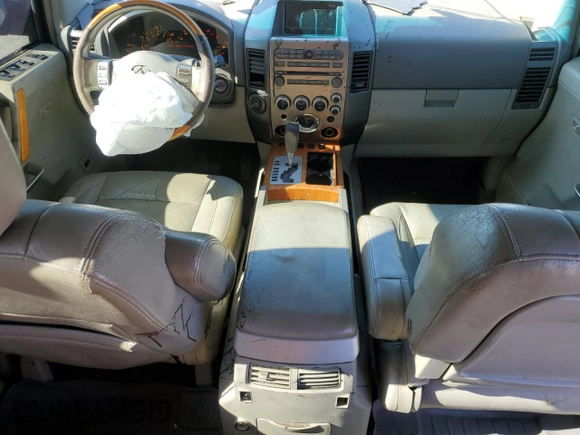 2004 Infiniti QX56 with VIN 5N3AA08C54N812468, listed as a Copart auction lot 77897554 with 0 mi miles and Salvage Title. Bid and sale history available at carsss.com. Image 8.