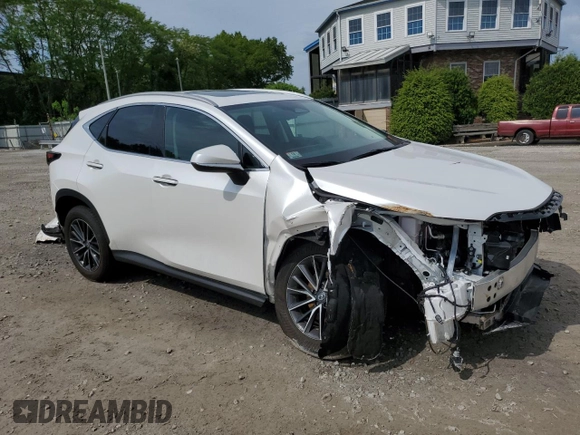 2024 Lexus NX 350 Premium with VIN 2T2GGCEZXRC052446, listed as a Copart auction lot 55400824 with 4,321 mi miles and Salvage title. Bid and sale history available at DreamBid. Image 4.