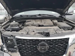 2018 Nissan Armada SV with VIN JN8AY2NC5J9553241, listed as a Copart auction lot 81719714 with 123,570 mi miles and Salvage Title. Bid and sale history available at carsss.com. Image 11.