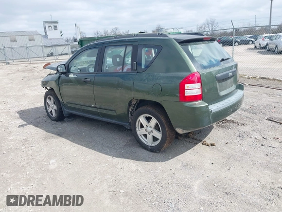 2008 Jeep Compass Sport with VIN 1J8FT47088D714924, listed as a IAAI auction lot 39488653 with 85,964 mi miles. Bid and sale history available at carsss.com. Image 3.
