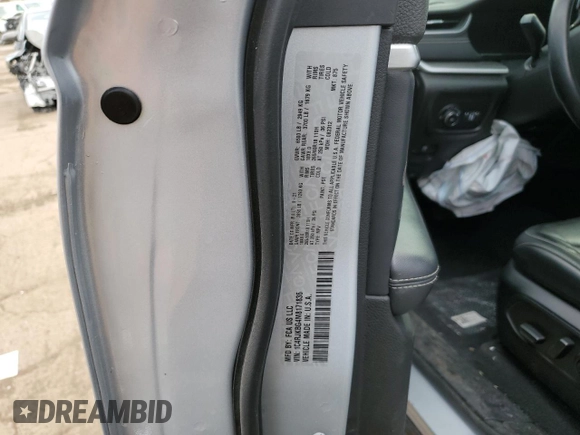 2021 Jeep Grand Cherokee Limited with VIN 1C4RJKBG4M8171836, listed as a Copart auction lot 48804935 with Not Provided miles and Non Repairable. Bid and sale history available at DreamBid. Image 14.