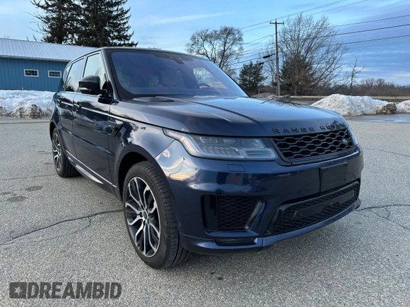 2019 Land Rover Range Rover Sport HSE Dynamic with VIN SALWV2SV2KA837855, listed as a Copart auction lot 53833675 with 124,107 mi miles and Clean Title. Bid and sale history available at carsss.com. Image 1.