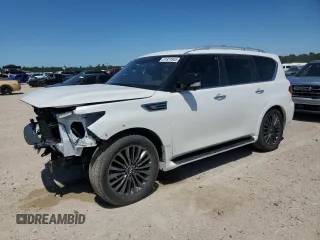 2024 Infiniti QX80 SENSORY with VIN JN8AZ2BE6R9326123, listed as a Copart auction lot 51931845 with 14,690 mi miles and Salvage Title. Bid and sale history available at carsss.com. Image 1.