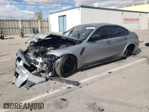 2024 BMW M3 Competition with VIN WBS33AY05RFS22907, listed as a Copart auction lot 70072274 with 5,323 mi miles and Salvage title. Bid and sale history available at DreamBid. Image 1.