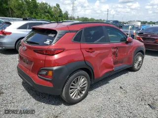 2021 Hyundai Kona SEL with VIN KM8K22AA2MU608098, listed as a Copart auction lot 51352065 with 25,804 mi miles and Non Repairable. Bid and sale history available at carsss.com. Image 3.