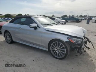 2021 Mercedes-Benz C 300 with VIN W1KWK8DB3MG071193, listed as a Copart auction lot 50141655 with 15,197 mi miles and Non Repairable. Bid and sale history available at DreamBid. Image 4.