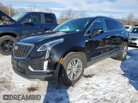 2023 Cadillac XT5 AWD Premium Luxury with VIN 1GYKNDR40PZ136894, listed as a Copart auction lot 45147465 with 42,901 mi miles and Salvage Title. Bid and sale history available at DreamBid. Image 1.