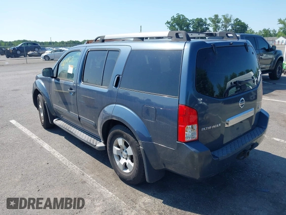 2005 Nissan Pathfinder SE with VIN 5N1AR18W55C778885, listed as a IAAI auction lot 42541827 with 147,853 mi miles and . Bid and sale history available at DreamBid. Image 3.