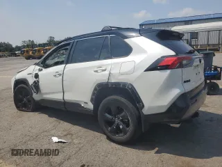 2021 Toyota RAV4 Hybrid XSE with VIN 4T3E6RFV0MU038650, listed as a Copart auction lot 60345725 with 24,124 mi miles and Salvage title. Bid and sale history available at DreamBid. Image 2.