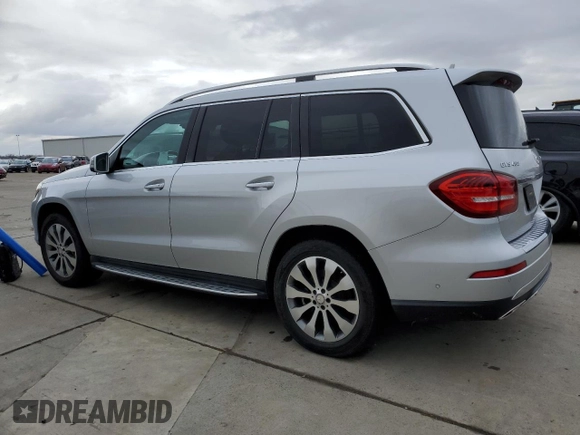 2017 Mercedes-Benz GLS with VIN 4JGDF6EEXHA791789, listed as a Copart auction lot 36477163 with 117,161 mi miles. Bid and sale history available at carsss.com. Image 2.