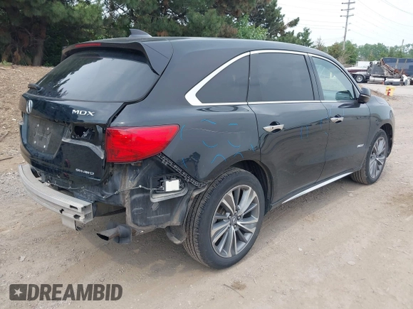 2017 Acura MDX Technology with VIN 5FRYD4H59HB022928, listed as a IAAI auction lot 42434836 with 108,848 mi miles and . Bid and sale history available at DreamBid. Image 4.