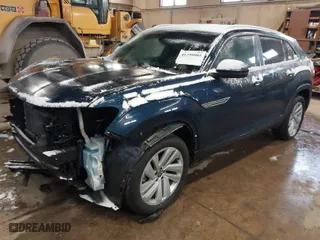 2022 Volkswagen Atlas Cross Sport 3.6L V6 SE w/Technology with VIN 1V2HE2CA6NC219084, listed as a IAAI auction lot 41298004 with 64,411 mi miles. Bid and sale history available at carsss.com. Image 2.
