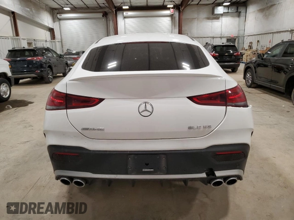 2022 Mercedes-Benz GLE 53 AMG with VIN 4JGFD6BB2NA823655, listed as a Copart auction lot 53130005 with 15,657 mi miles and Clean title. Bid and sale history available at DreamBid. Image 6.