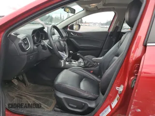 2015 Mazda 3 i Grand Touring z VIN JM1BM1M73F1221122, wystawiony jako Copart lot #50174635 z przebiegiem 95 234 mil mil oraz Nie do naprawy • Non repairable. Historia ofert i sprzedaży dostępna na DreamBid. Obrazek 7.