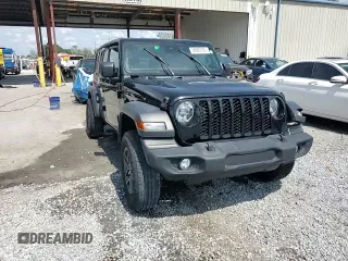 2024 Jeep Wrangler Sport S with VIN 1C4PJXDN2RW153564, listed as a Copart auction lot 58800705 with 19,633 mi miles and Salvage title. Bid and sale history available at DreamBid. Image 14.