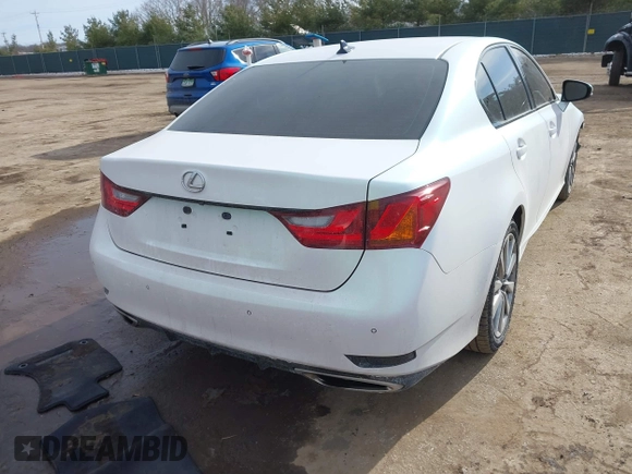 2014 Lexus GS with VIN JTHCE1BL0E5020396, listed as a IAAI auction lot 41436100 with 125,073 mi miles. Bid and sale history available at carsss.com. Image 4.
